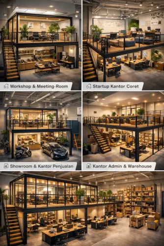 Mezzanine Ruang Kantor di Cikarang Selatan